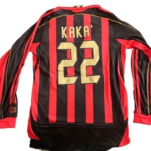 Ac MIlan 2007 Home Retro #22 Kaka’ Jersey